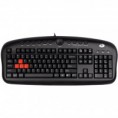 A4 TECH USB Q TR MM KB-28G OYUNCU KLAVYE SİYAH 