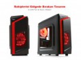 DARK F40 400W 2 KIRMIZI LED FAN USB3.0 PENCERELI MATX KASA